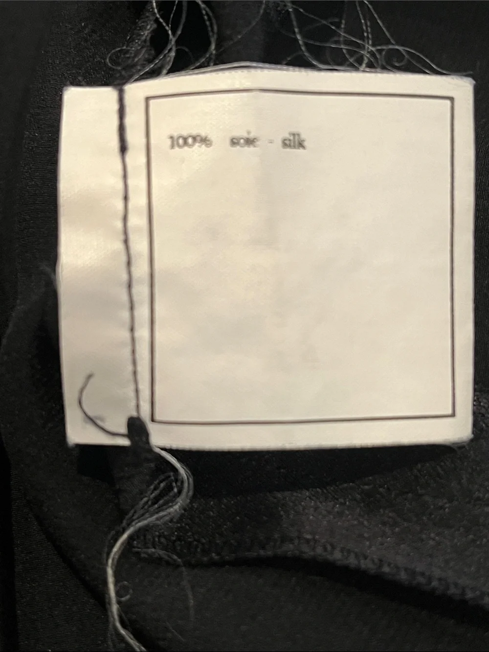 CHANEL Black Sleeveless Silk Top